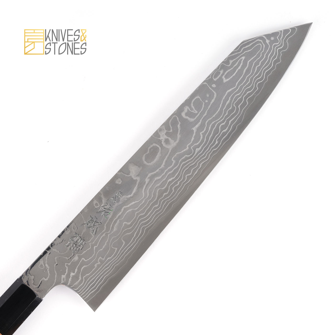 Sukenari ZDP-189 with Damascus cladding Kiritsuke (K-tip) Gyuto