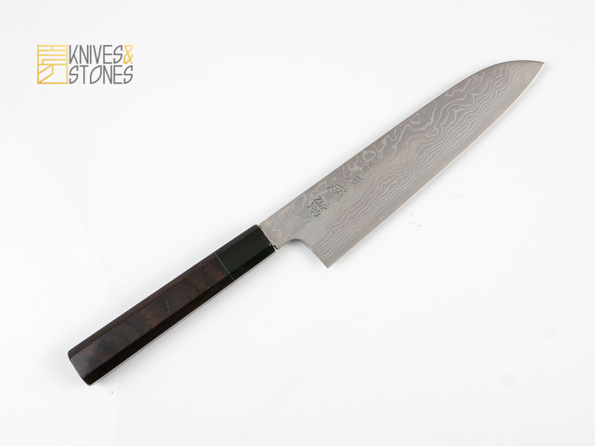 Sukenari ZDP189 Damascus Santoku 190 mm