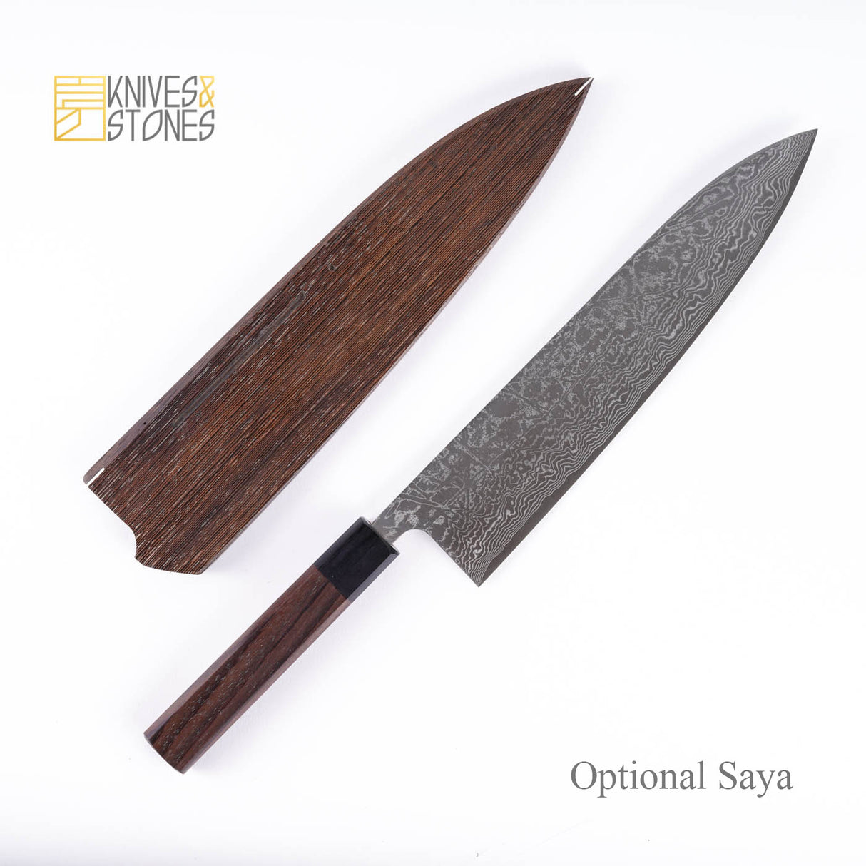 Syousin Suminagashi R2 Damascus Gyuto 240mm by Shiro Kamo