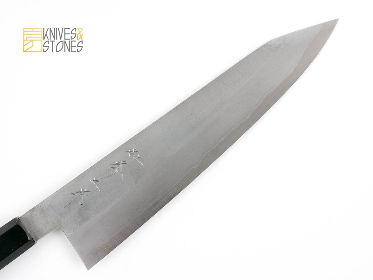 Tanaka Ginsan Nashiji K-tip Gyuto 240mm with Ebony handle