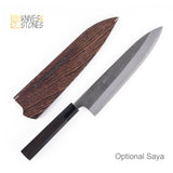 Wakui White 2 Stainless Clad Gyuto with Nashiji Finish 210mm/240mm