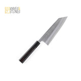 Hatsukokoro White 2 Nashiji Finish Stainless Clad Bunka 165mm, with K&S Ebony Handle，by Yoshikane