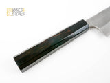 Yoshimi Kato (Kintaro) Nashiji Santoku 180 mm Aogami Super (Blue Super, AS)