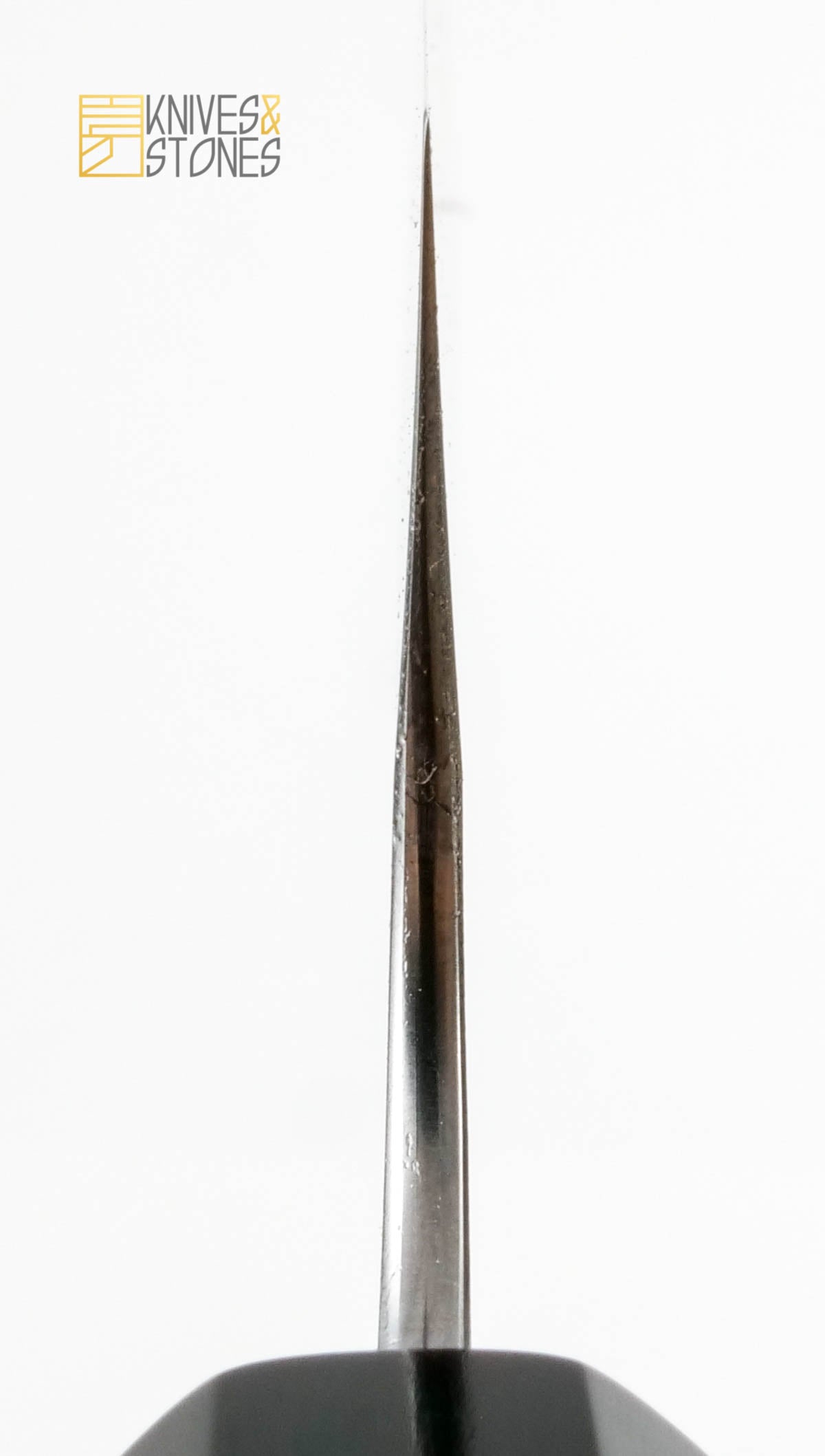 Yoshimi Kato (Kintaro) Nashiji Santoku 180 mm Aogami Super (Blue Super, AS)