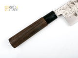 Yoshimune Sanjo White 2 Stainless Clad Gyuto 210 mm Hammered Finish