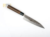 Yoshimune Sanjo White 2 Stainless Clad Petty 150 mm Hammered Finish