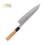 Anryu Blue 2 Gyuto 210/240 mm with K&S Teak wood handle