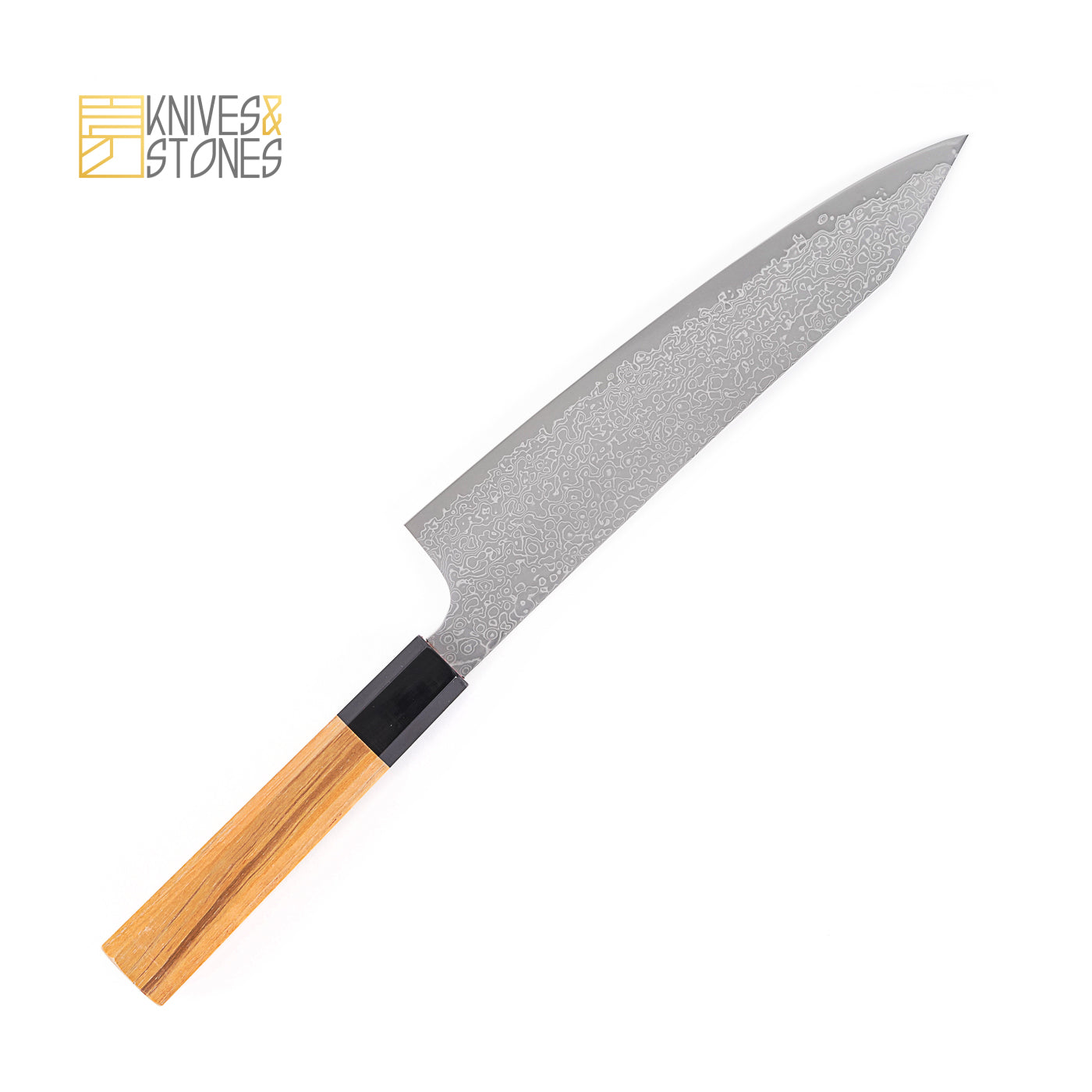 Hatsukokoro SG2 Mirror-polished Damascus K-Tip Gyuto 210/240mm